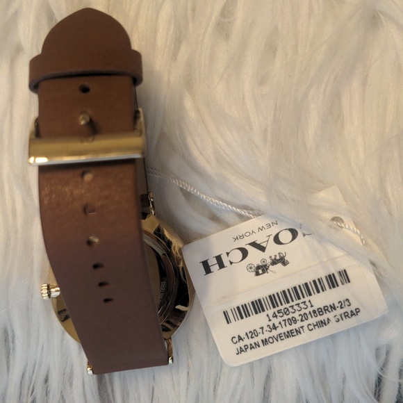 Coach new York gold tone 18 band - Picture 7 of 7